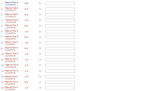 Attendance check  from Chrome web store to be run with OffiDocs Chromium online