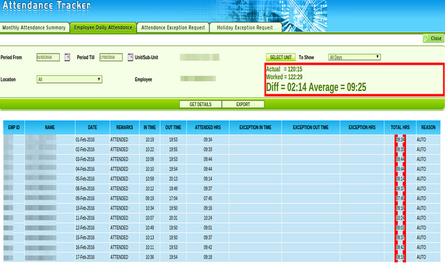 Attendance Tracker Plugin  from Chrome web store to be run with OffiDocs Chromium online