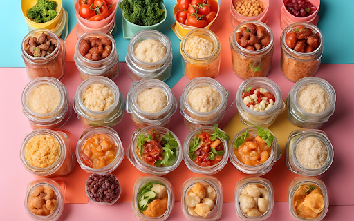 Attractive food containers  from Chrome web store to be run with OffiDocs Chromium online