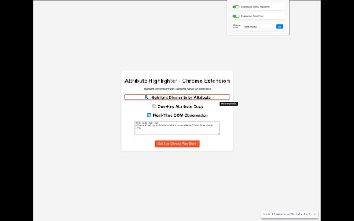 AttributeScope  from Chrome web store to be run with OffiDocs Chromium online