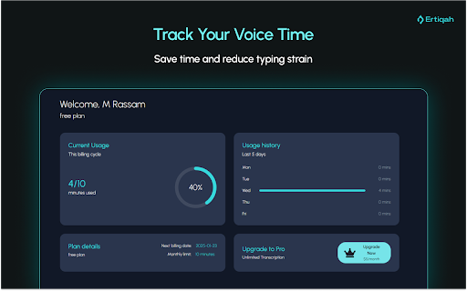 Audio AI : Voice to Text for DeepSeek, ChatGPT, Claude and 1M+ more  from Chrome web store to be run with OffiDocs Chromium online