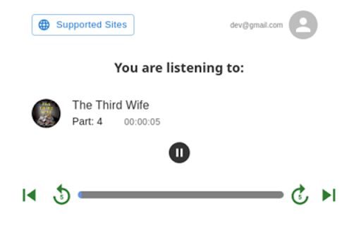 Audiobook Tracker  from Chrome web store to be run with OffiDocs Chromium online