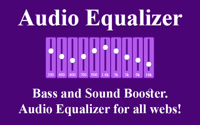 Audio Equalizer EQ  from Chrome web store to be run with OffiDocs Chromium online
