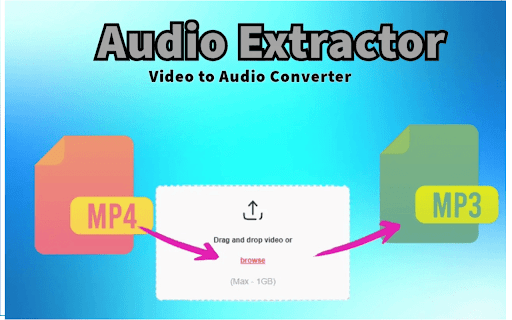Audio Extractor  from Chrome web store to be run with OffiDocs Chromium online