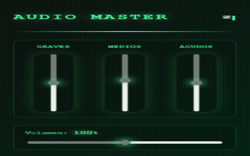 Audio Master  from Chrome web store to be run with OffiDocs Chromium online