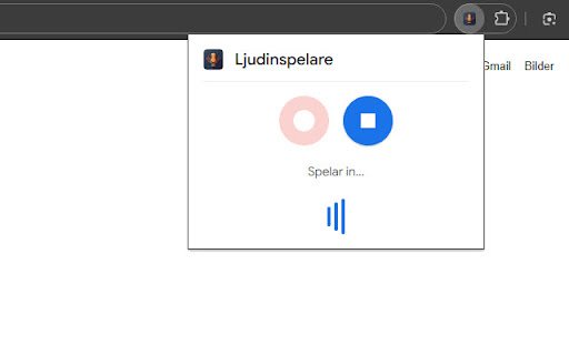 Audiomtrx ljudinspelare  from Chrome web store to be run with OffiDocs Chromium online