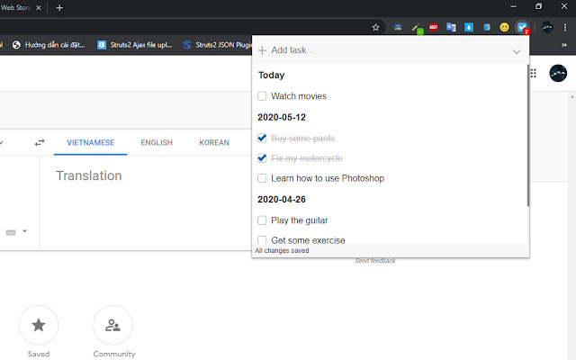 AUG Todos  from Chrome web store to be run with OffiDocs Chromium online