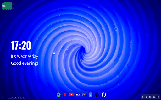 Aura Customize Your Home Page  from Chrome web store to be run with OffiDocs Chromium online