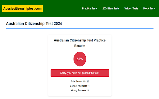 Australian Citizenship Test 2025  from Chrome web store to be run with OffiDocs Chromium online