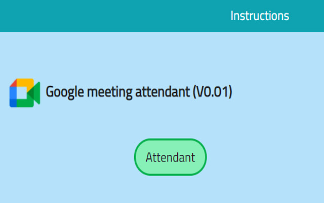 Auto Attendant (Google Meet  MS Teams)  from Chrome web store to be run with OffiDocs Chromium online
