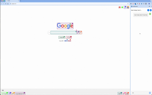 AutoBrowser  from Chrome web store to be run with OffiDocs Chromium online