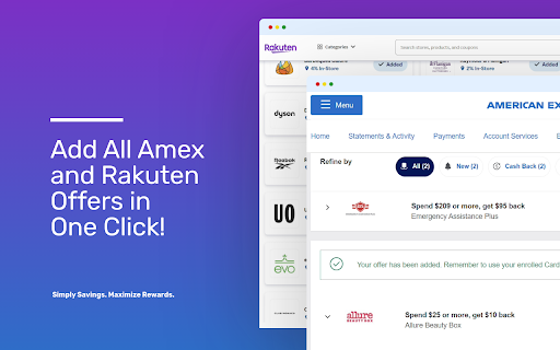 Auto Card Offers  from Chrome web store to be run with OffiDocs Chromium online