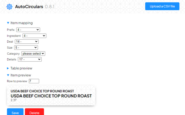 AutoCirculars  from Chrome web store to be run with OffiDocs Chromium online