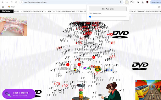 Auto Clicker for Stimulation  from Chrome web store to be run with OffiDocs Chromium online