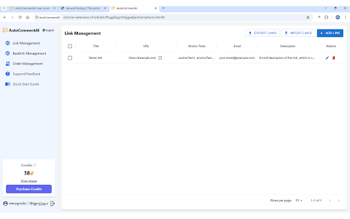 AutoCommentAI  from Chrome web store to be run with OffiDocs Chromium online