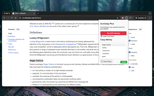 AutoCopy Plus  from Chrome web store to be run with OffiDocs Chromium online