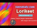 Auto Create Lorikeet Seller Lazada Singapore  from Chrome web store to be run with OffiDocs Chromium online