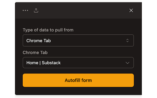Autofiller AI: Fill out any form with 1 click  from Chrome web store to be run with OffiDocs Chromium online