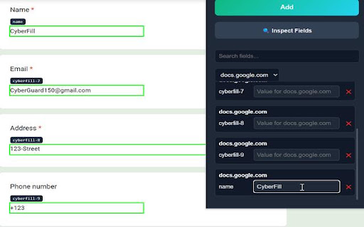 Autofiller Pro — Personalized Form Filler for Chrome  from Chrome web store to be run with OffiDocs Chromium online