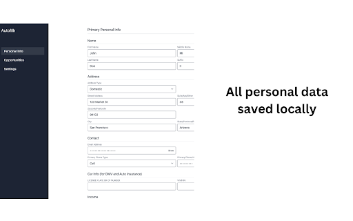 Autofillr Copilot: Autofill Job  other Forms  from Chrome web store to be run with OffiDocs Chromium online