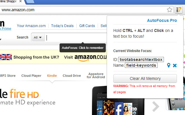 AutoFocus Pro  from Chrome web store to be run with OffiDocs Chromium online