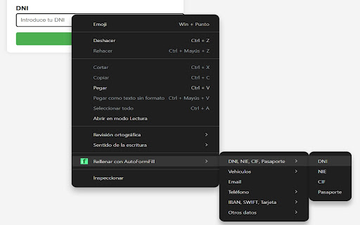 AutoFormFill  from Chrome web store to be run with OffiDocs Chromium online