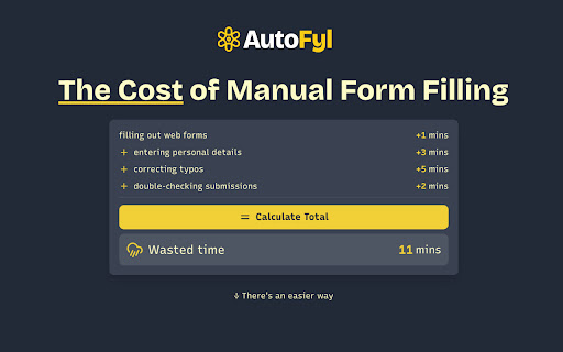 AutoFyl  from Chrome web store to be run with OffiDocs Chromium online