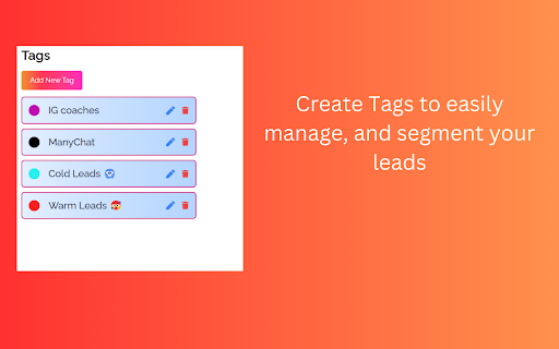 AutoIGLeads  from Chrome web store to be run with OffiDocs Chromium online