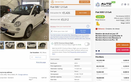 Auto Intelligence  from Chrome web store to be run with OffiDocs Chromium online