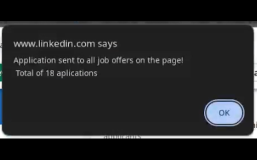 AutoJobs  from Chrome web store to be run with OffiDocs Chromium online