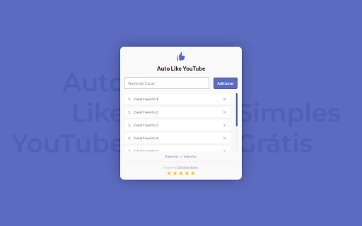 Auto Like YouTube  from Chrome web store to be run with OffiDocs Chromium online