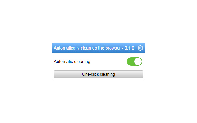 Automatically clean up the browser  from Chrome web store to be run with OffiDocs Chromium online