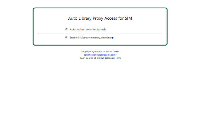 Automatic Library Access for SIM  from Chrome web store to be run with OffiDocs Chromium online