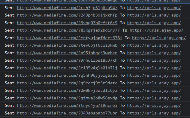 Automatic Mediafire Link Archiver  from Chrome web store to be run with OffiDocs Chromium online