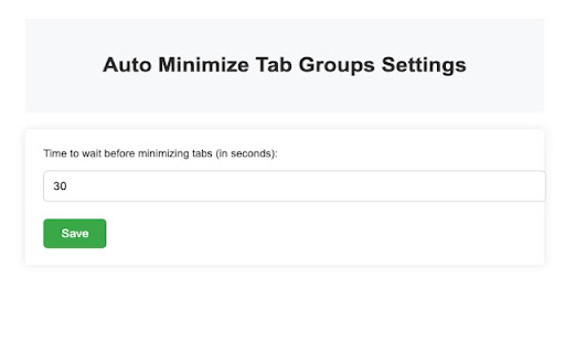 Auto Minimize Tab Groups  from Chrome web store to be run with OffiDocs Chromium online