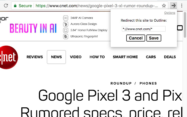 Auto Outline  from Chrome web store to be run with OffiDocs Chromium online