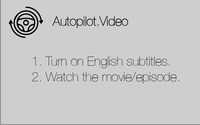 Chrome ウェブストアの Autopilot.Video を OffiDocs Chromium オンラインで実行する