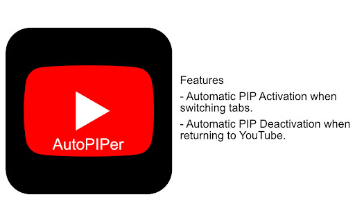 AutoPIPer  from Chrome web store to be run with OffiDocs Chromium online