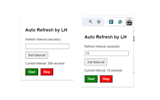 Auto Refresh by LH  from Chrome web store to be run with OffiDocs Chromium online