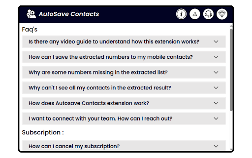 Autosave Contacts Bulk Whatsapp Contacts Saver  Extractor  from Chrome web store to be run with OffiDocs Chromium online