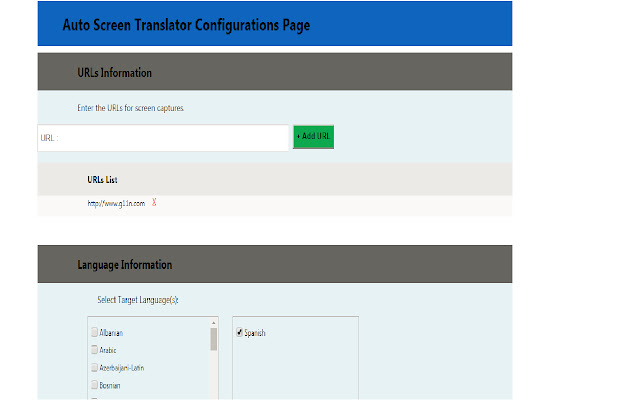 Auto Screenshot Translator Extension  from Chrome web store to be run with OffiDocs Chromium online