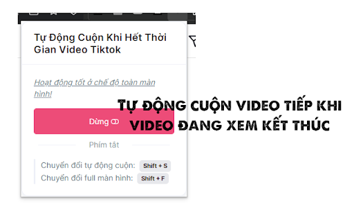 Auto Scroll for Tiktok  from Chrome web store to be run with OffiDocs Chromium online