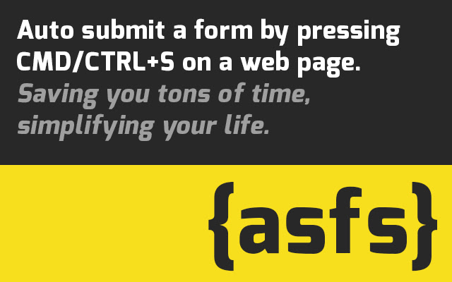 Auto Submit Form via Shortcut  from Chrome web store to be run with OffiDocs Chromium online