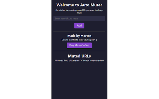Auto Tab Muter  from Chrome web store to be run with OffiDocs Chromium online
