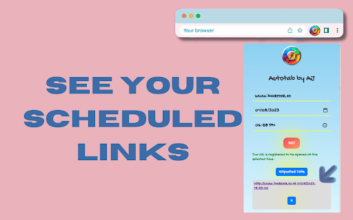 AutoTab Recurring  from Chrome web store to be run with OffiDocs Chromium online