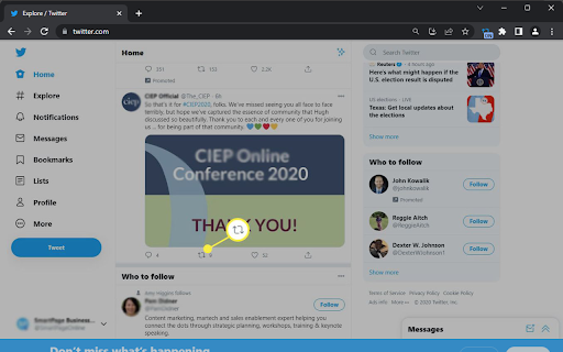 Auto Tweet Retweeter  from Chrome web store to be run with OffiDocs Chromium online