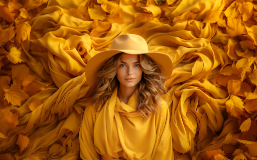 Autumn girl  from Chrome web store to be run with OffiDocs Chromium online