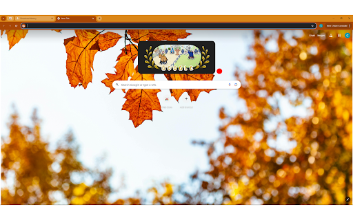 Autumn leaves  from Chrome web store to be run with OffiDocs Chromium online