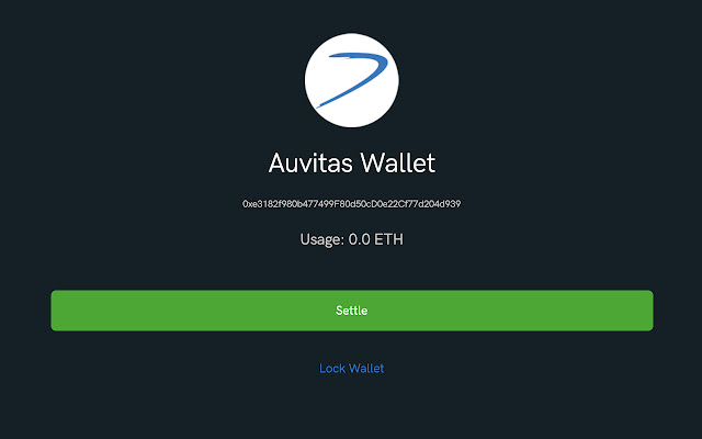 Auvitas Wallet  from Chrome web store to be run with OffiDocs Chromium online