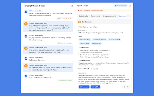 Avaamo Agent Assist (Preview)  from Chrome web store to be run with OffiDocs Chromium online